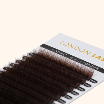 Schwarzbraune Wimpern - Ristretto Collection 0,07 Einzelstücke