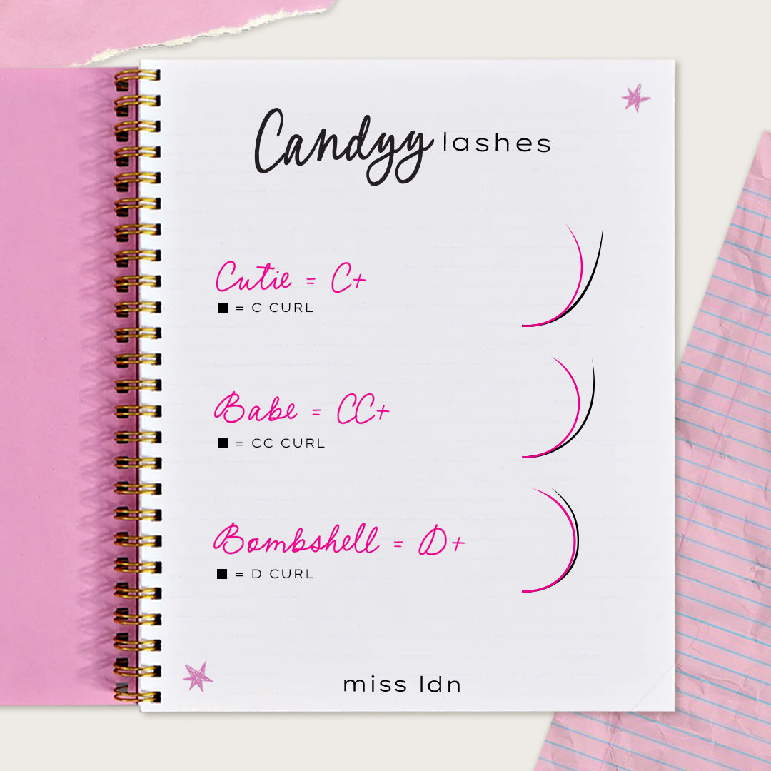 CandYY Wimpern 3DW 0.07 Mix