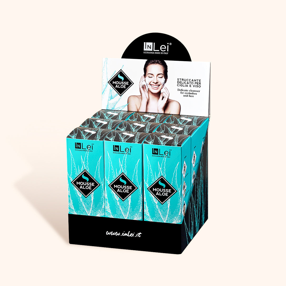 InLei® Zartes Wimpern- und Augenbrauenshampoo (Aloe Vera)