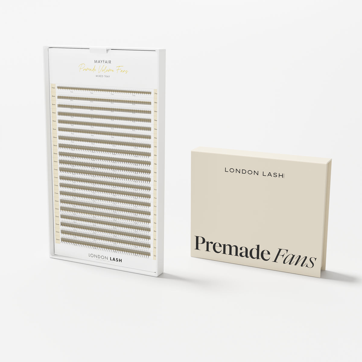 Narrow Premade/Promade Fans 12D 0.03 640 fans - Mixed Lengths