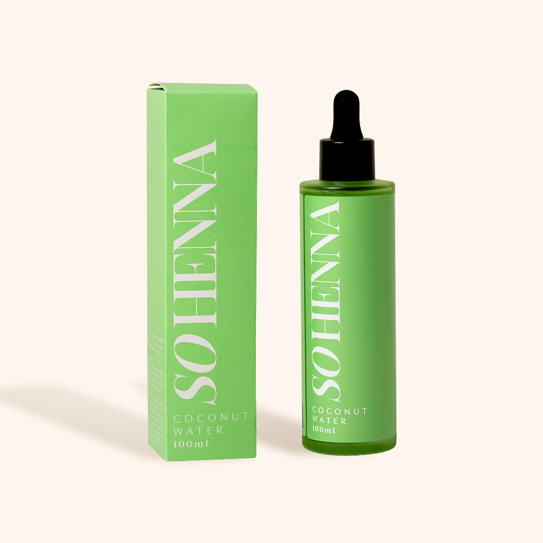 So Henna Mischung mit Kokoswasser