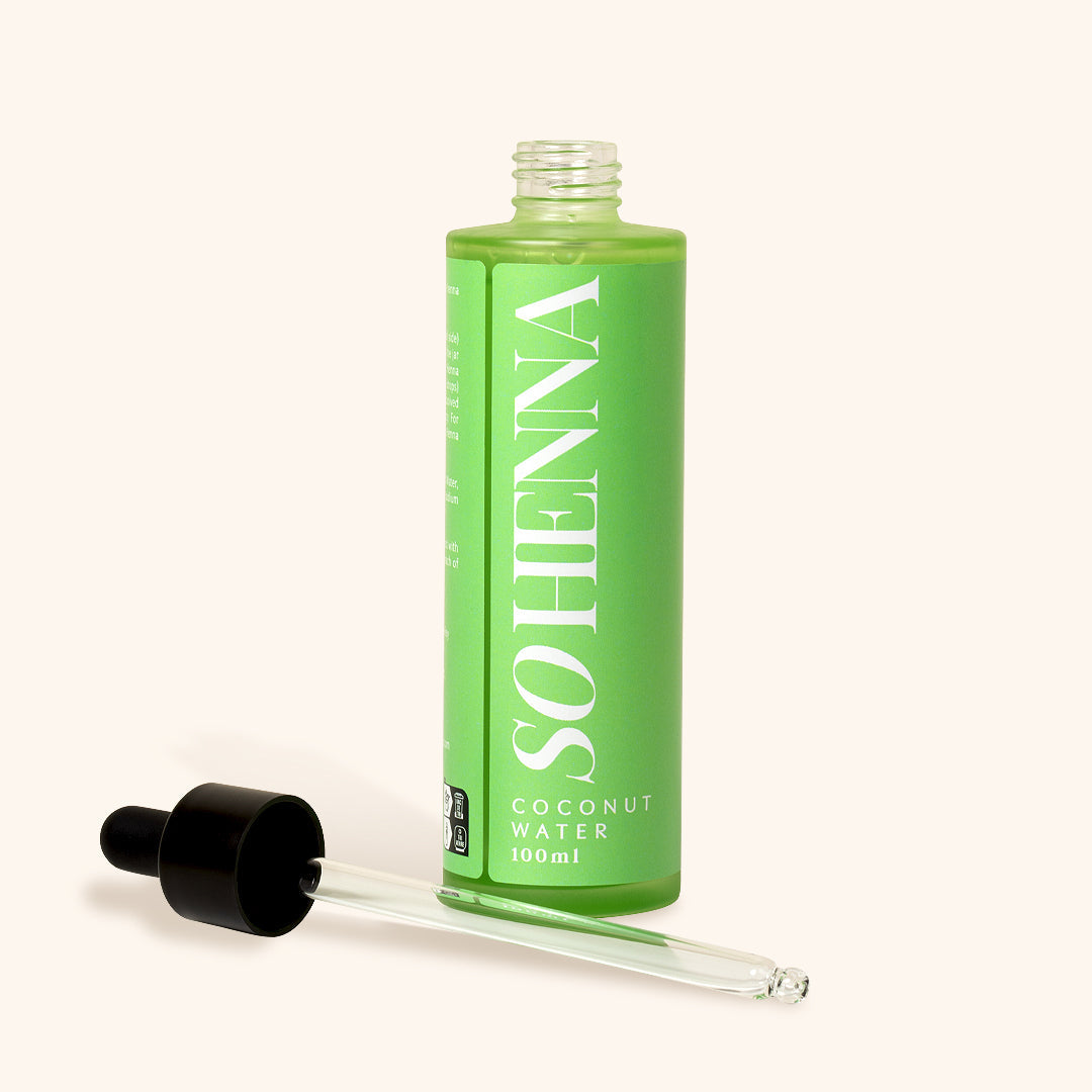 So Henna Mischung mit Kokoswasser