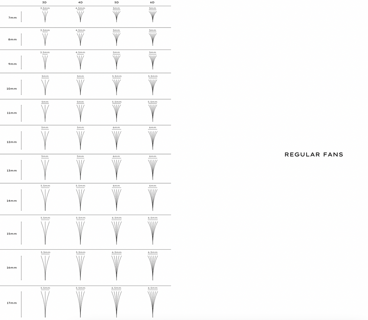 Mayfair Fertigfächer 6D 0.06 - 600 Fächer - MIX TRAY