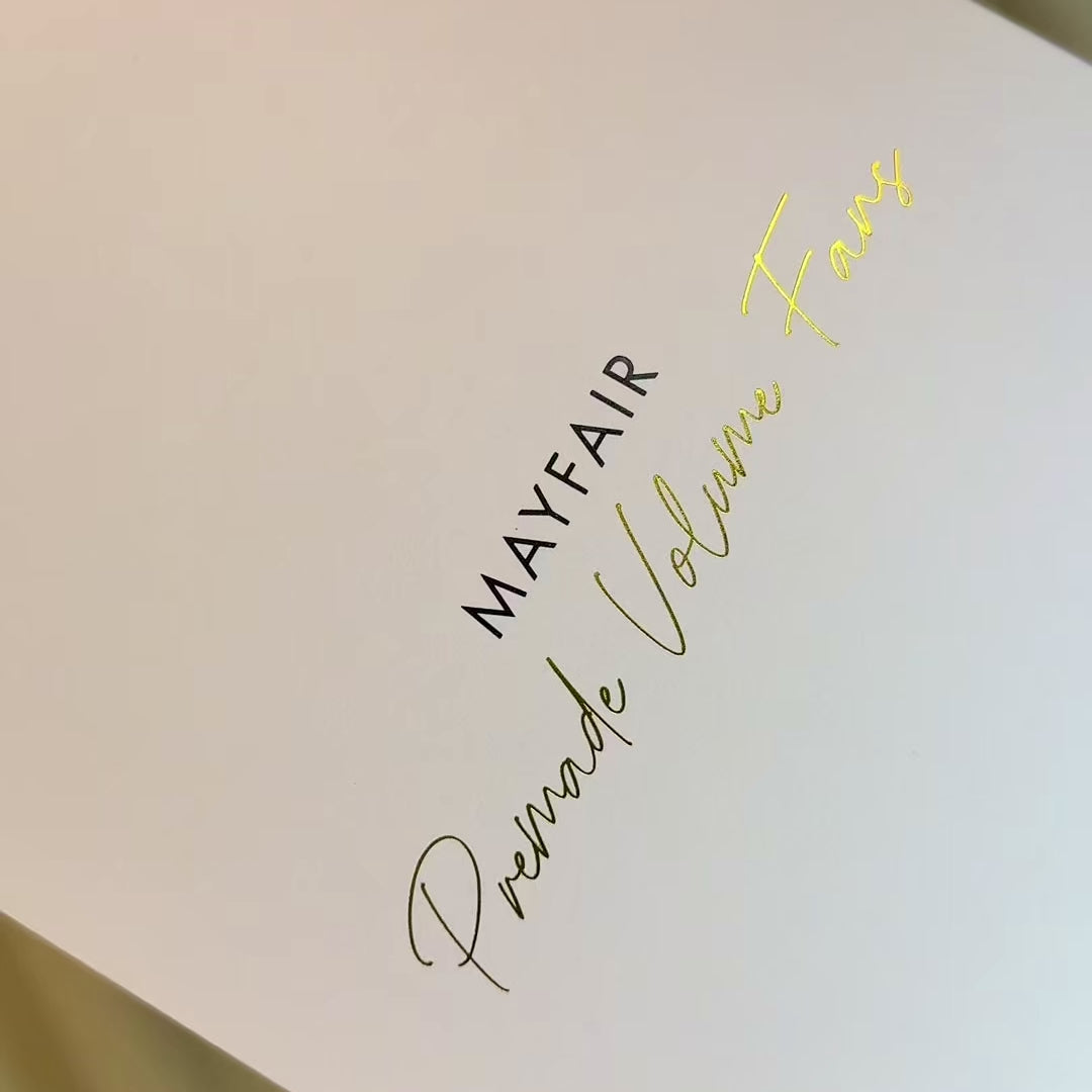 Schmale Mayfair Fertigfächer 6D 0.06 - 600 Fächer - Mix Tray