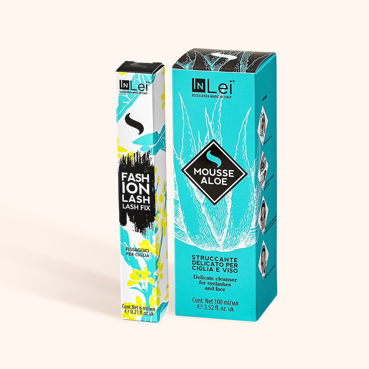 InLei® Aftercare Bundle – Aloe Vera Mousse &amp; Fashion Lash Conditioner – SPAREN SIE 20 %