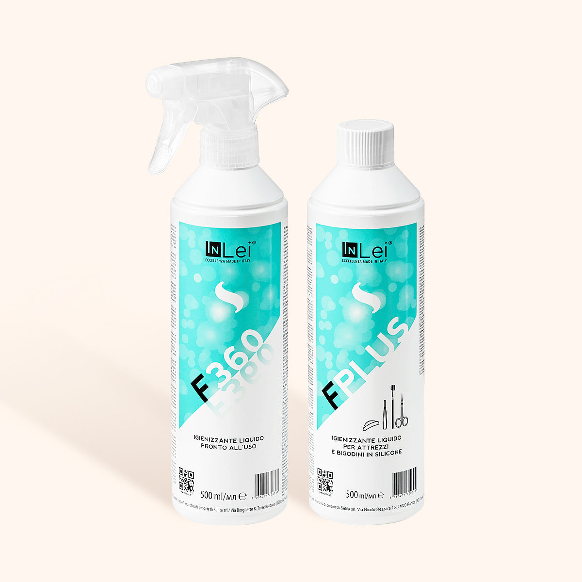 InLei® Desinfektionspaket – F Plus Liquid &amp; F360 Desinfektionsspray – SPAREN SIE 25 %