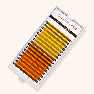 Yellow/ Orange Mayfair Lashes - C / 0.07